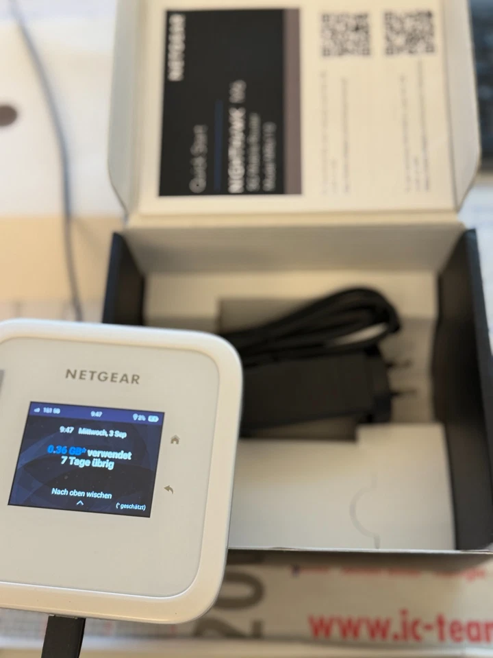 Netgear Nighthawk M6 Mobile Router 5G WiFi 6 MR6110-111AUS – OVP – Top Zustand - Bild 4 von 4