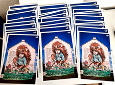 31  Graffiti Kunstkarten Aschaffenburg Hera von Herakut je 18x12cm Musik-, Kunst