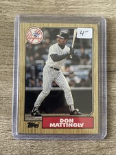 1987 MLB Topps Tiffany | Don Mattingly | #500 | New York Yankees