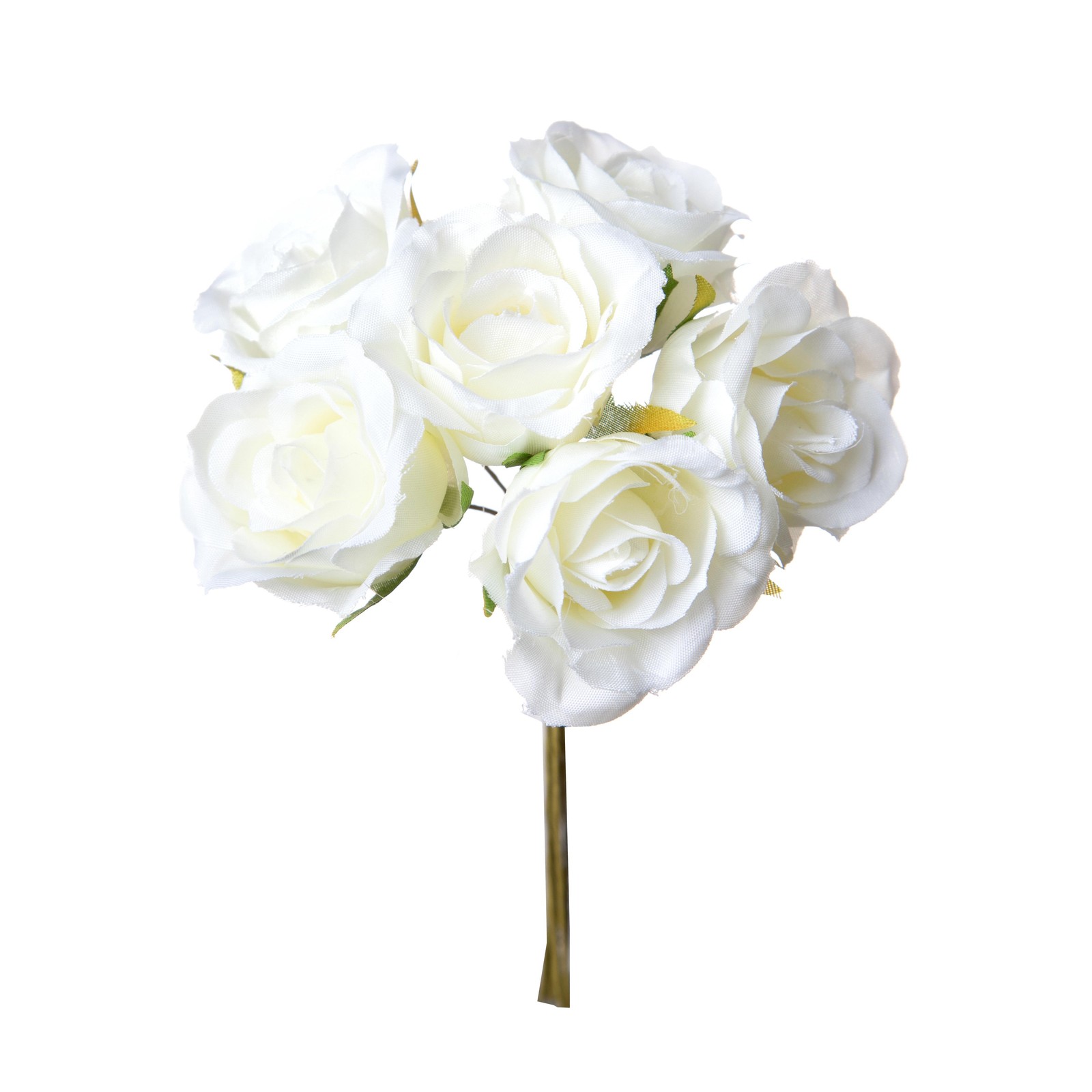 Rose Bianche Artificiali 135 cm Luxury Set 12 | Design Floreale