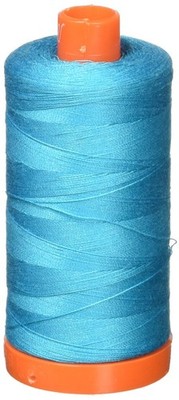 A10502810 Solid 50WT 1422 Yds Turquoise Mako Cotton Thread Sewing Quilting