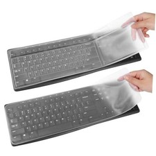 Universal Keyboard Cover Protector Skin for Desktop Computer Keys Waterproof