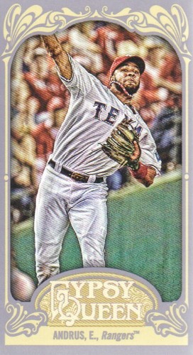 2012 Topps Gypsy Queen Baseball Mini Gypsy Queen Back #322 Elvis Andrus - Picture 1 of 2