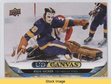 2024-25 Upper Deck Series 2 UD Canvas Retired Rogie Vachon #C243 HOF READ