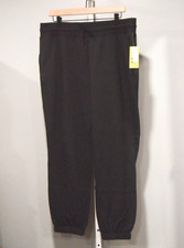 NWT All In Motion Women's 2XL High-Rise Black Joggers Adjustable Waist