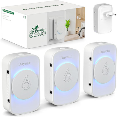 Luftreiniger Plug In 3Pcs, Air Purifier Ionizer, Ionen Generator, Geruchsentfern