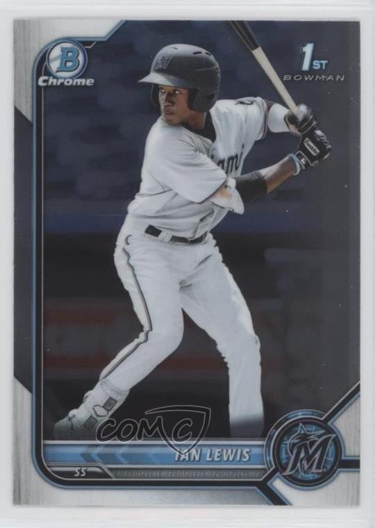 2022 Bowman Chrome Prospects Ian Lewis #BCP-96 00jz