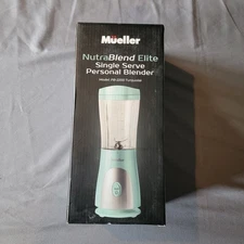 Mueller Personal Blender for Shakes and Smoothies with 15 Oz Travel Cup and Lid