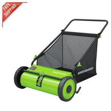Pickup Pro Max Garden Sweeper - Lightweight Manual Leaf Collector, Easy Assembly