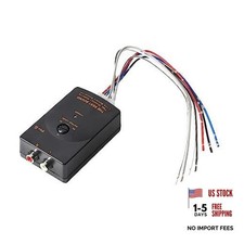 Car Audio Speaker Wire to RCA Line Output Converter, 2-Channel High to Low