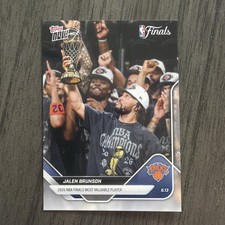 Topps 2025-26 Topps Now Jalen Brunson MVP Finals New York Knicks Card# 339