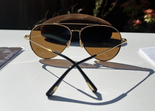 Tom Ford Dashel Sunglasses - Gold - Brown Gradient - FT0996 S 01J - Picture 14 of 14