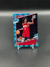 Jalen Green 2021-22 Donruss Elite The Rookies Holo Teal Laser RC #2