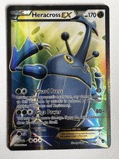 Pokémon TCG Heracross EX Full Art Holo Card 105/111 XY-Furious Fists LP- on eBay