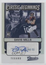 2021 Panini Classics Classic Beginnings Signatures /99 Davis Mills Auto 03rx
