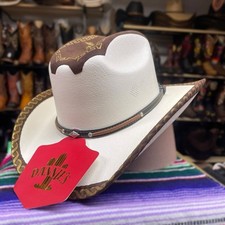 Baby/toddler Cowboy Hat. White straw Western Hat. Sombrero Vaquero De Nino.