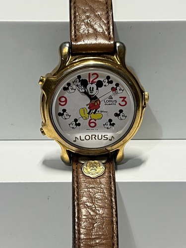 Lorus • Walt Disney Mickey Mouse Watch w/ Music • V422-0010 • New Battery
