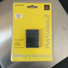Sony PlayStation 2 PS2 Memory Card 8MB Black SCPH-10020 New