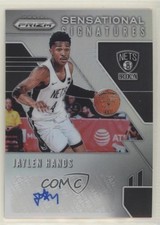 2019-20 Panini Prizm Sensational Signatures Silver Jaylen Hands #SS-JHN Auto 1p8