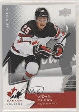 2020-21 Upper Deck Team Canada Juniors Men's U-20 Jerseys Aidan Dudas #41 9b4