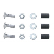 Bottom Mud Flap Plate Replacement Hardware Kit - Bolt Thru