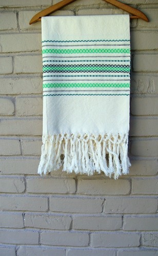 Mexican Women's Accessories Rebozo Shawl Beautiful Pattern Frida Kahlo Style - Picture 3 of 3