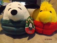 New 2024 Squishmallows Peanuts Snoopy Woodstock--Brand New