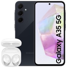 Samsung A35 5G Smartphone Android 128GB SIM Free Navy Galaxy Buds FE