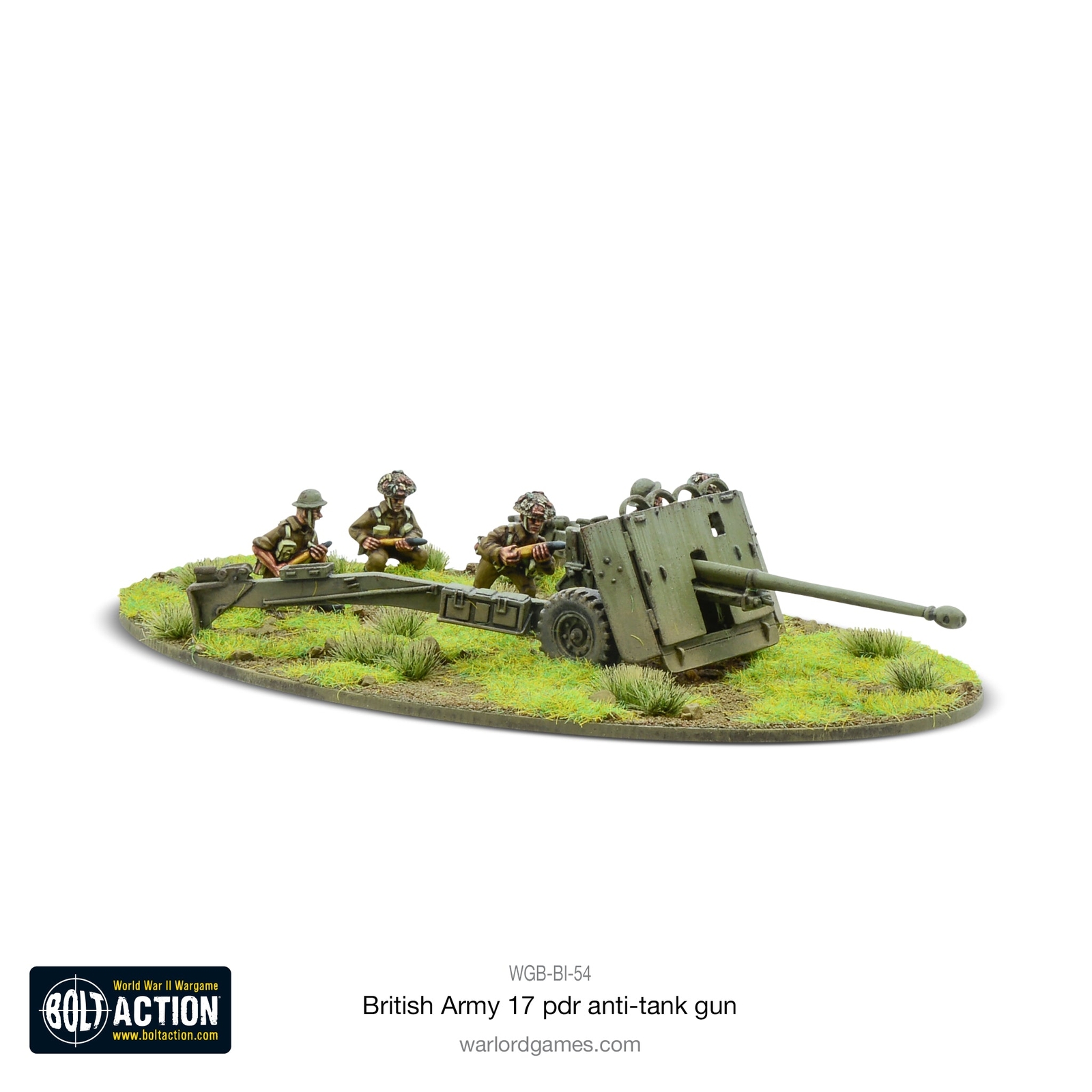Bolt Action - British Army 17 pdr anti-tank gun - Warlord Games