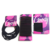Goody Ouchless Elastic Hair Ties - Lot Of 3 Different Kinds
