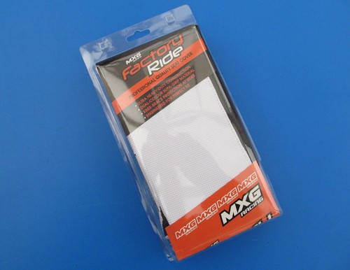 CUBIERTA ASIENTO YAMAHA YZF450 YZ450F 2010 2011 2012 2013 NEGRO + PINZA BLANCA MXG - Imagen 3 de 4