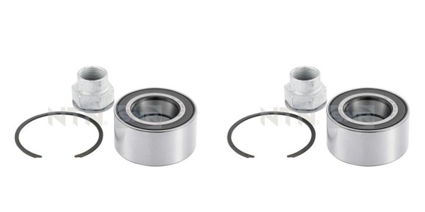SNR 2X Radnabe Radlagersatz Vorderachse FüR Fiat 500 Lancia Ypsilon 312 312-image