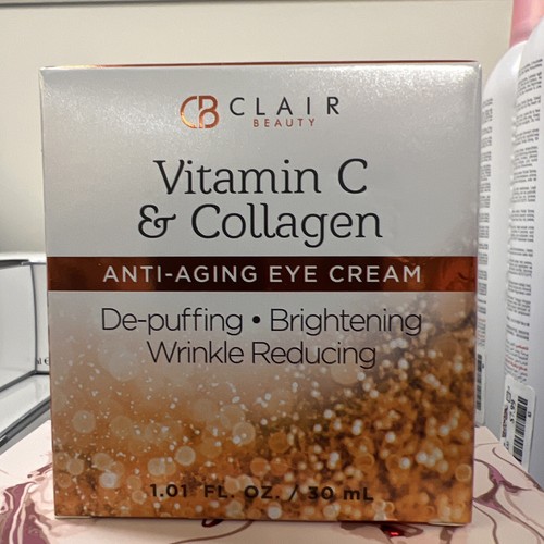 CB Clair Vitamin C & Collagen AntiAging Eye Cream, Depuffing Wrinkle