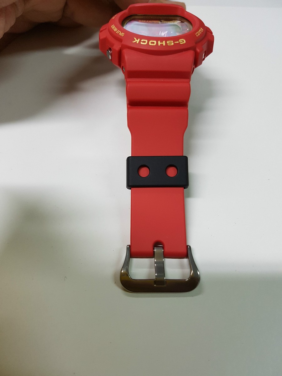 Vintage G-Shock DW-6900 Zaku Gundam Devil Red Matte Collectible