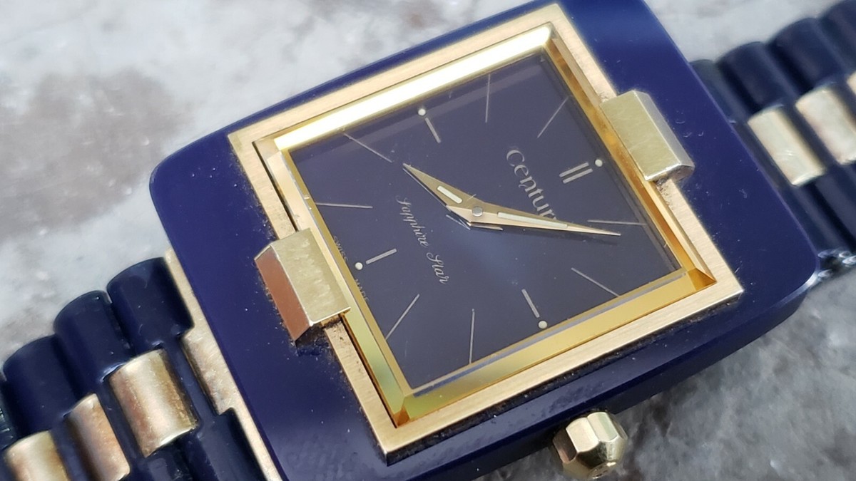 RARE VINTAGE CENTURY BLUE SAPPHIRE STAR AUTOMATIC 27MM MENS RARE VINTAGE CENTURY BLUE SAPPHIRE STAR AUTOMATIC 27MM MENS