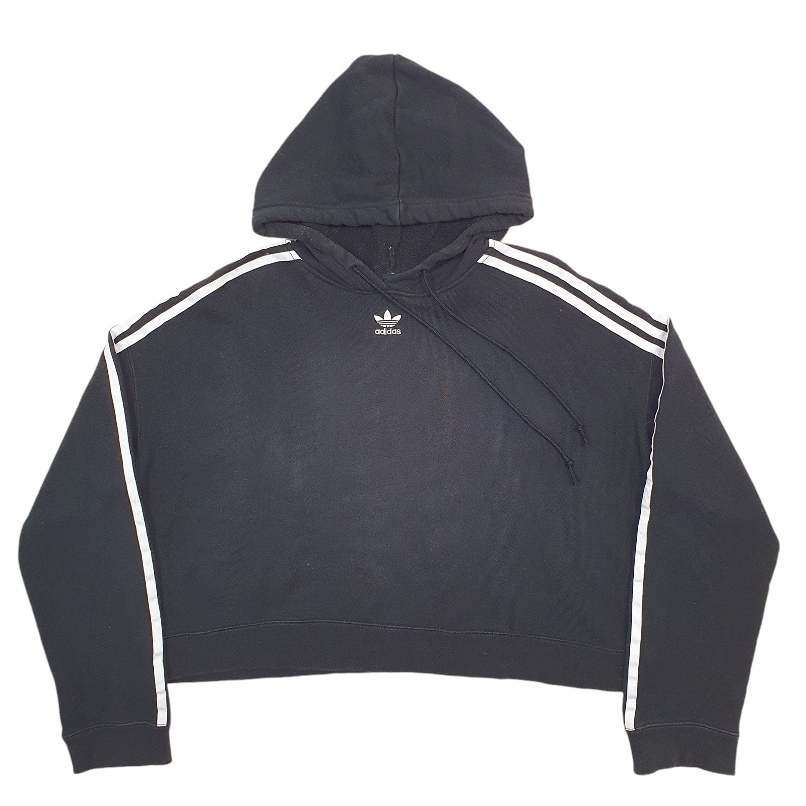 ADIDAS Hoodie Cotton Blend Jumper Sweatshirt Womens XL