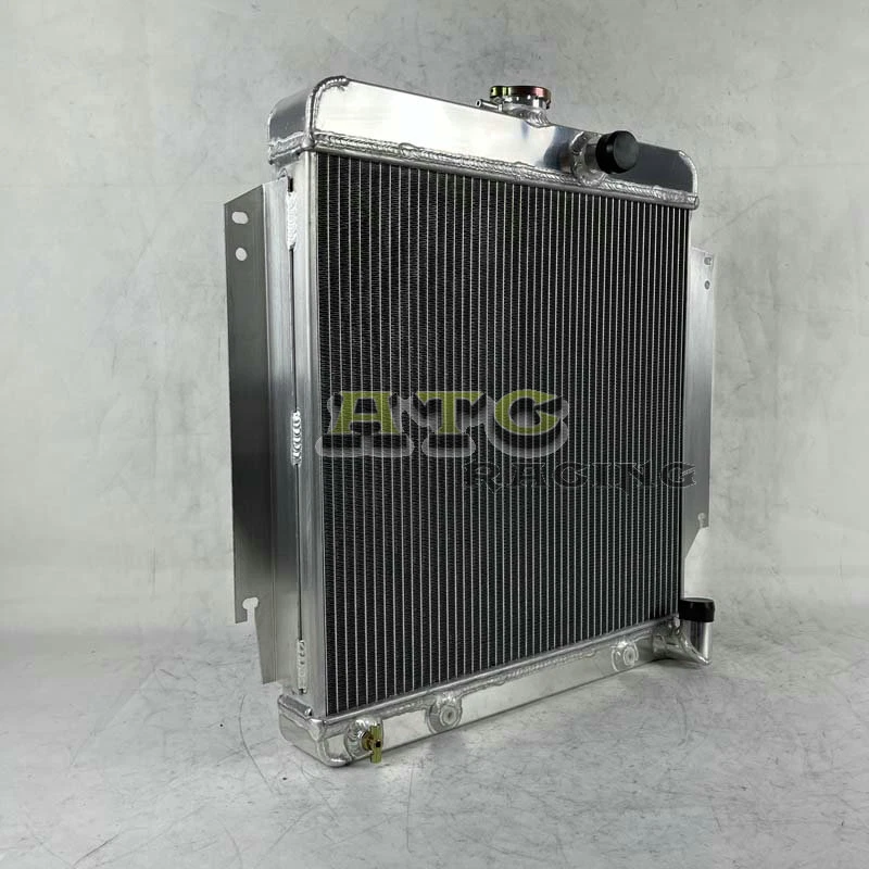 5 filas para Dodge Dart/Plymouth Valiant l6 AT 1965 1966 radiador de aluminio + ventilador Foto 3 de 4