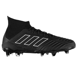 black soccer cleats
