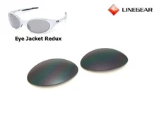 LINEGEAR Flash Black Non-Polarized Lens for Oakley Eye Jacket REDUX [EJR-FB]