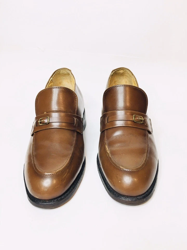 Zapatos de vestir militares de colección Imperial Biltrite correa única tacón para hombre 8D 1482 🇺🇸 Foto 3 de 4