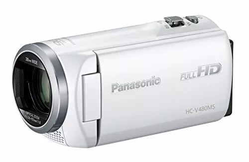 Panasonic HD Camcorder HC VMS W GB x zoom White   eBay