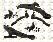 6 Pcs Control Arm Kit Ball Joints Tie Rod Ends For Lexus ES350 3.5L 2013 2018 