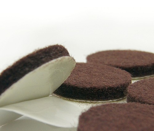 25mm Felt Furniture Pads Floor Protection Stops Scuffing Self Adhesive Chair - Picture 8 of 11