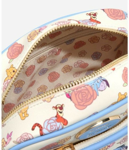 Disney Winnie the Pooh Crossbody Bag Purse / Fanny Pack Floral Tigger Piglet NEW - Picture 2 of 4