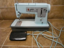 Vintage Singer Model 348 Style Mate Special ZIG-ZAG Sewing Machine Tested