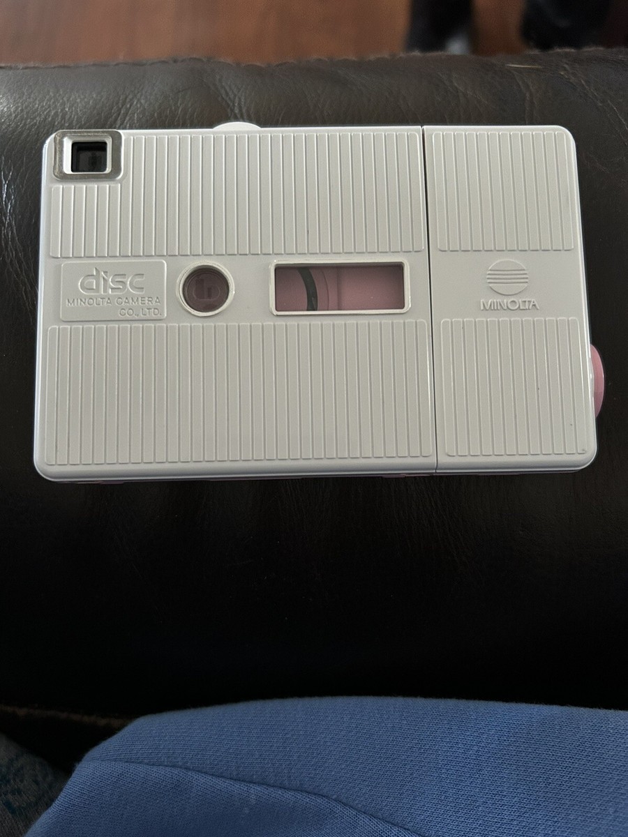 Minolta/Courreges AC101 Disc camera and Case PINK | eBay