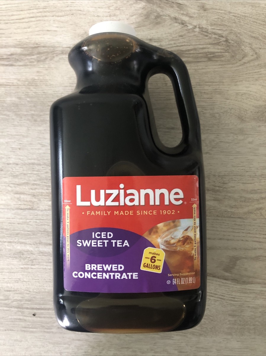 LUZIANNE Bottle x 64oz SWEETENED Brewed ICED TEA CONCENTRATE