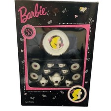 Barbie 35th Anniversary Miniature Nostalgic China Tea Set 1994 New