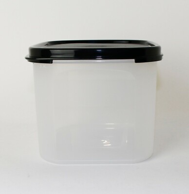 TUPPERWARE Kompaktus 1,9L Transparent Schwarz Vorratsbehälter  B-Ware