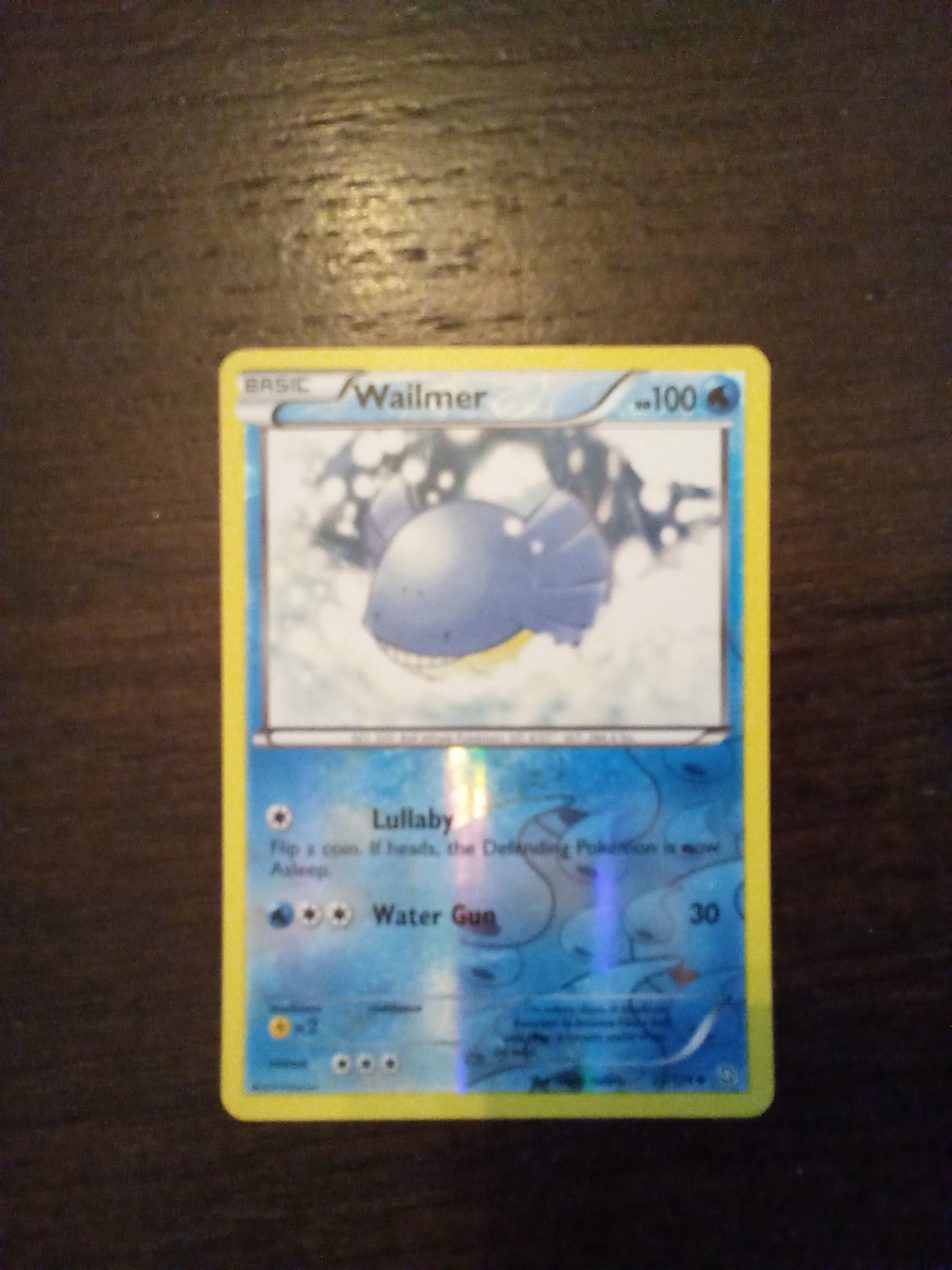 Wailmer 25/124 Dragons Exalted Reverse holo Pokemon TCG